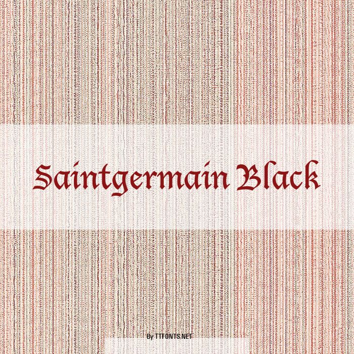 Saintgermain Black example